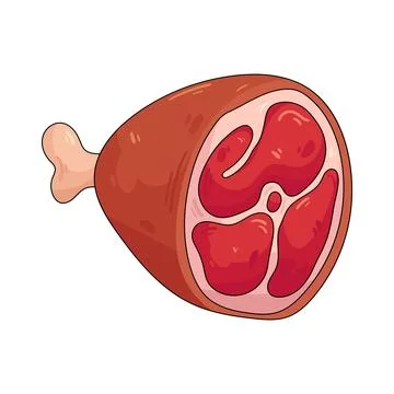 Illustration of Raw meat イラスト素材