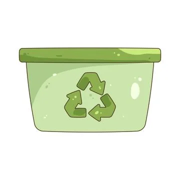 Illustration of recycle box Stock Illustration