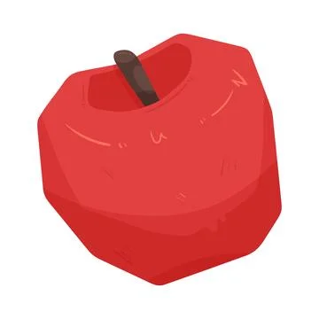 Illustration of red apple Stock Illustration