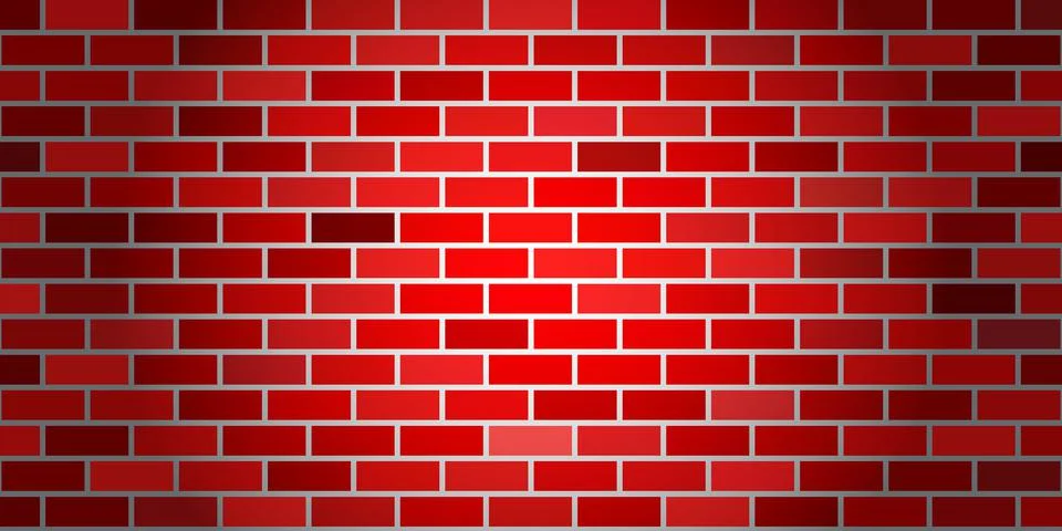 Illustration of red brick background vector 库存插图