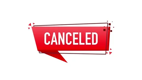 Illustration with red cancelled. Red textured illustration. Motion graphics. Stock Footage 152833648
