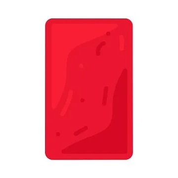 Illustration of red card Stock Illustration