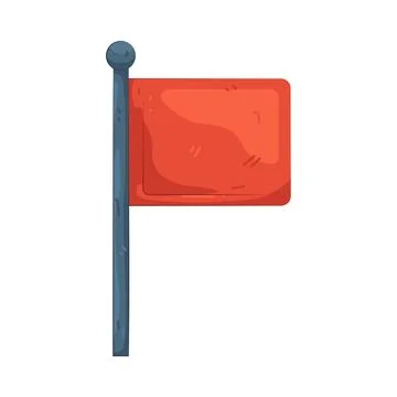 Illustration of red flag Illustration