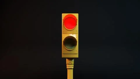 Illustration of a red light Stock Illustration