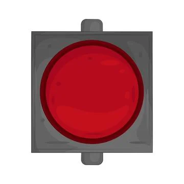 Illustration of Red light Stock Illustration