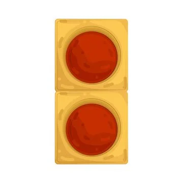 Illustration of red light Illustrazione stock