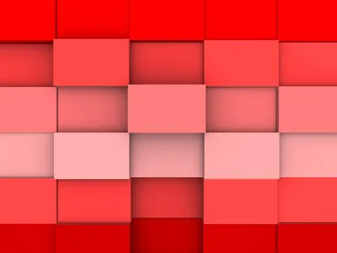 Illustration of a red square abstract background Stock Illustration