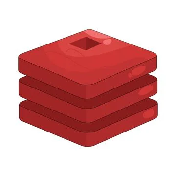 Illustration of Redis Illustrazione stock
