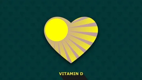 ILLUSTRATION, REFERENCE TO THE IMPORTANCE OF TAKING VITAMIN D, DIRECT FROM T Stock Illustration