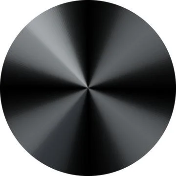 Illustration of a reflective circular shape on a white background 스톡 일러스트