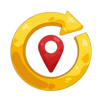 Illustration of Reload location 스톡 일러스트
