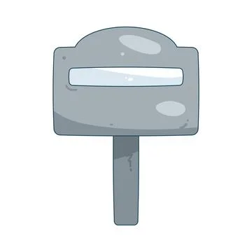 Illustration of remembrance plaque Stock Illustration