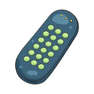 Illustration of remote control Stock Illustration