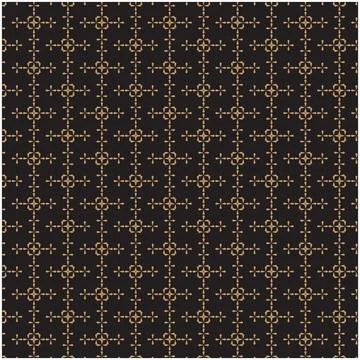 An illustration of a repeating geometric pattern or seamless tile pattern. Stock Illustration