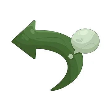 Illustration of reply arrow Stock Illustration