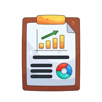 Illustration of Report Stockillustratie