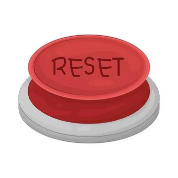 Illustration of reset button 스톡 일러스트