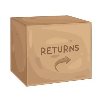 Illustration of return package Stock Illustration