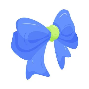 Illustration of ribbon bow Stock-Illustration