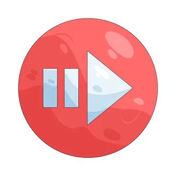 Illustration of right arrow button Stock Illustration