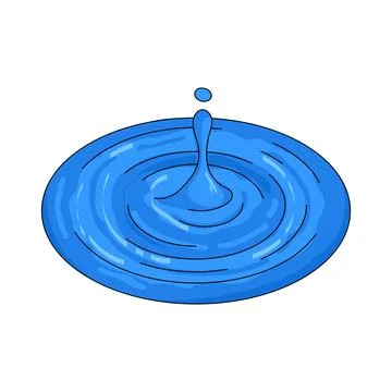 Illustration of ripple 스톡 일러스트