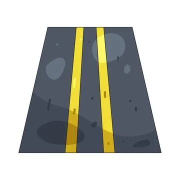 Illustration of Road Illustrazione stock