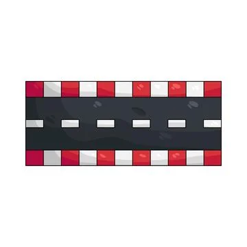 Illustration of road Illustrazione stock