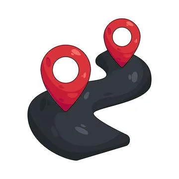 Illustration of road Ilustração Stock