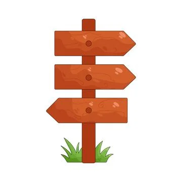 Illustration of road sign 스톡 일러스트