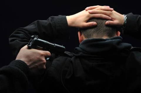 Illustration of Robbery Stock Photos