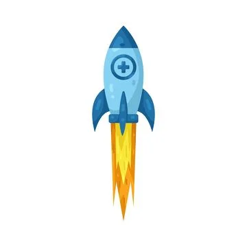Illustration of Rocket launch Illustrazione stock