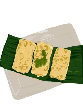 Illustration of rolled pancake. Illustrazione stock