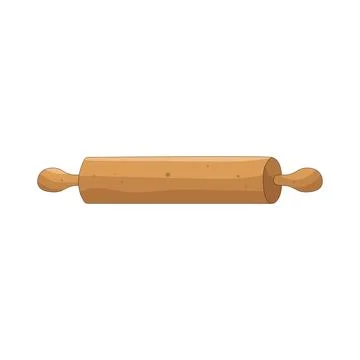 Illustration of rolling pin Stock Illustration