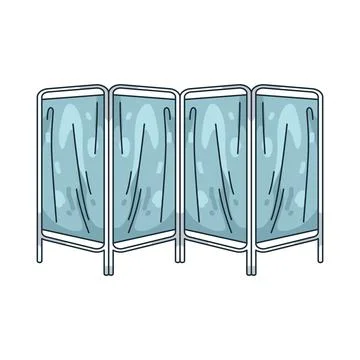 Illustration of room divider Stock Illustration