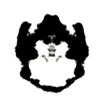 An illustration of a rorschach graphic background Stock Photos