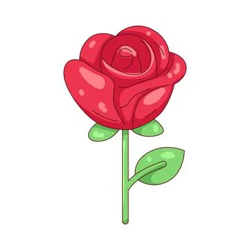 Illustration of rose Stock Illustration