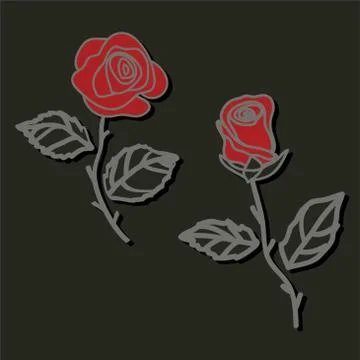 Illustration  of roses Stock Illustration