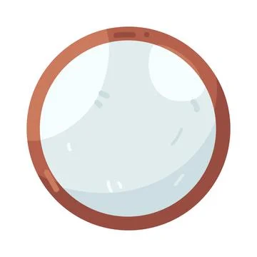 Illustration of round clock Stock Illustration