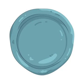 Illustration of round stamp Stock Illustration