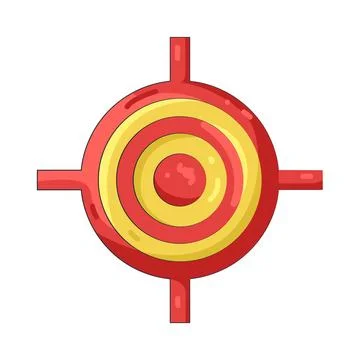 Illustration of round target Stock Illustration