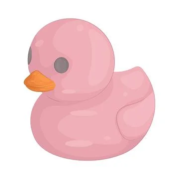 Illustration of rubber duck Stock Illustration