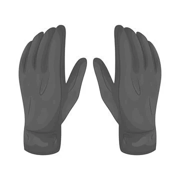 Illustration of Rubber gloves 스톡 일러스트