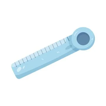 Illustration of ruler Stock Illustration