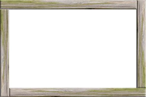 Illustration of a rustic wooden frame with copyspace Stock Illustration