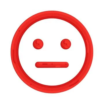 Illustration of sad emoji Illustrazione stock