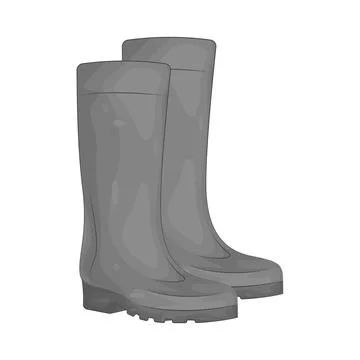 Illustration of Safety boots Stock Illustration
