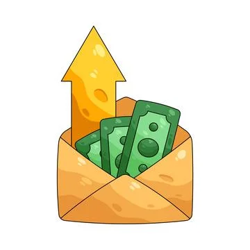 Illustration of Salary Increase Stock Illustration