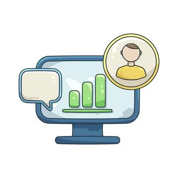 Illustration of Sales forecasting Stockillustratie