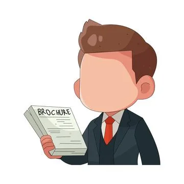 Illustration of salesman Stock Illustration