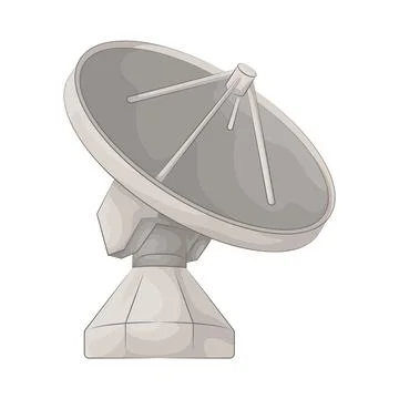 Illustration of satellite dish Stock Illustration